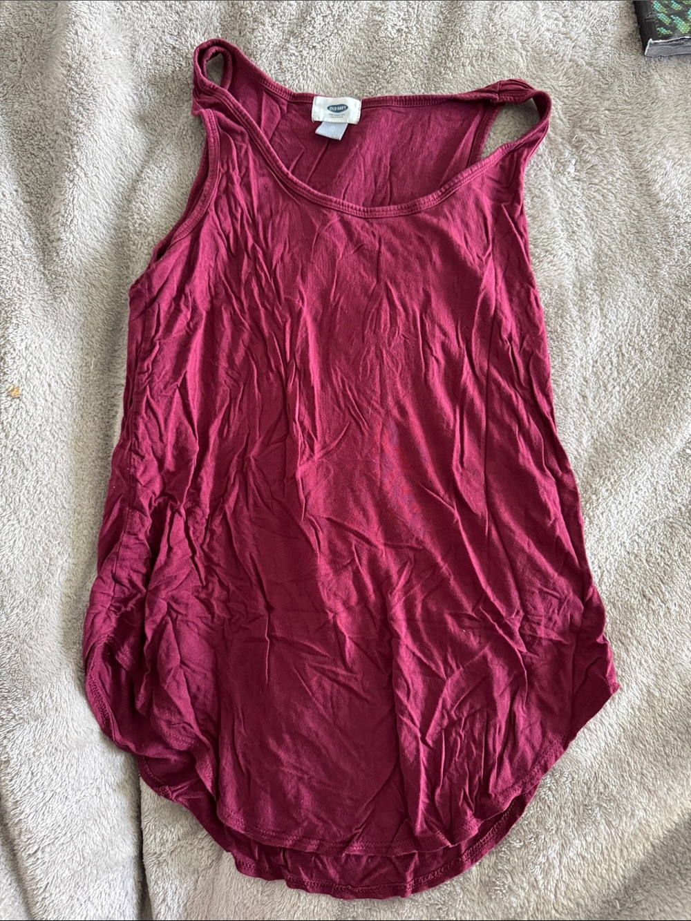 Old Navy Women's Relaxed Scoop Tank - Wine